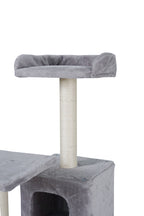 Pohjolan Lemmikkitarvike Kissan raapimis-/kiipeilypuu 170cm, vaalean harmaa