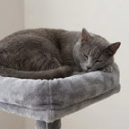 NordDjur Klättrings-/klösstång för katter 143 cm, ljusgrå