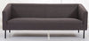 Ava 3-sits soffa, mörkgrå