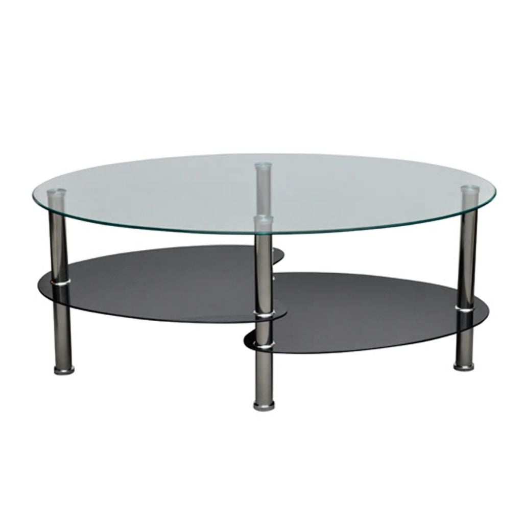 Soffbord, individuell 3-nivådesign, svart