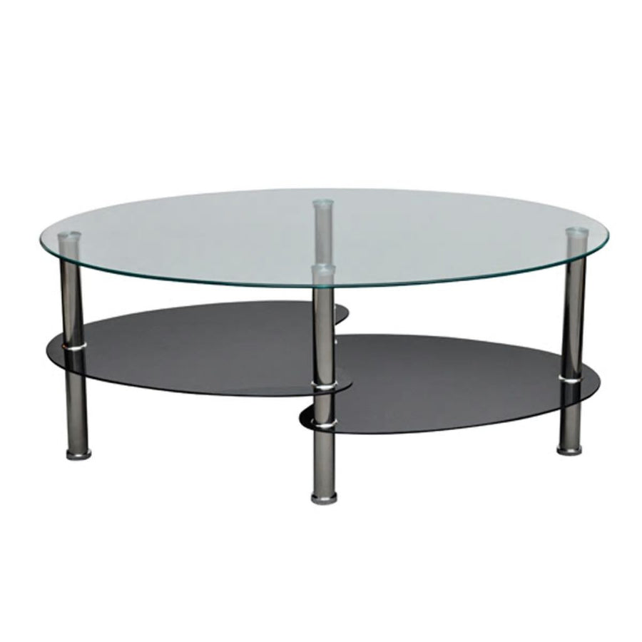 Soffbord, individuell 3-nivådesign, svart