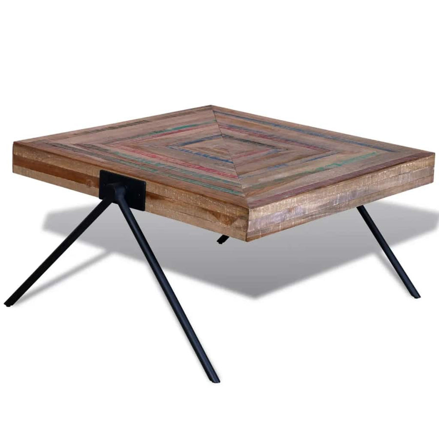 Soffbord med V-formade ben Återvunnen teak
