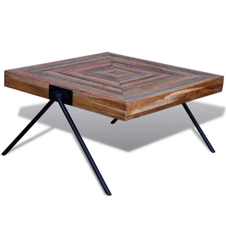 Soffbord med V-formade ben Återvunnen teak