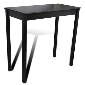 Barbord MDF 115x55x107 cm svart