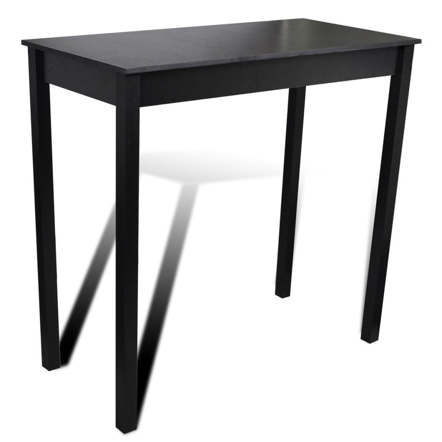 Barbord MDF 115x55x107 cm svart
