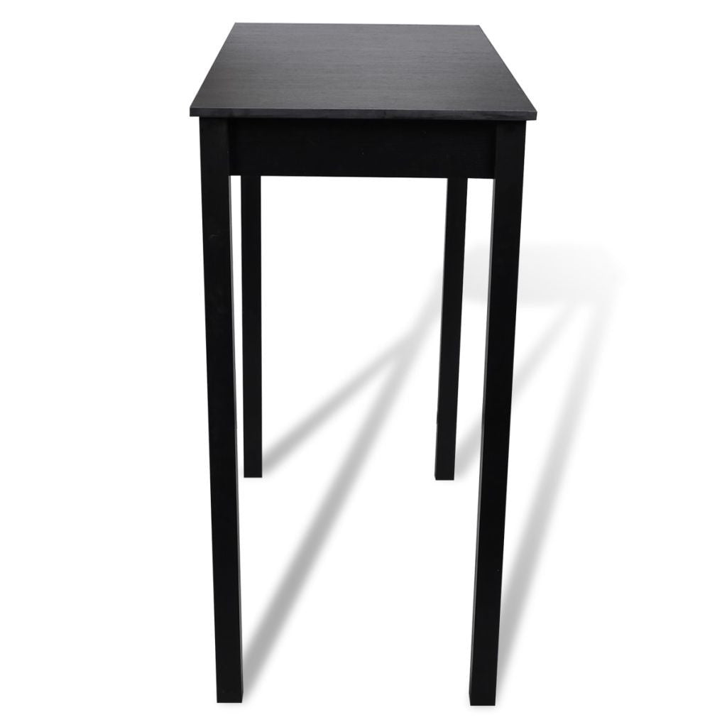 Barbord MDF 115x55x107 cm svart