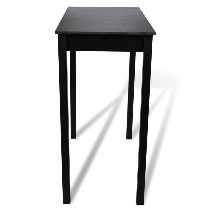 Barbord MDF 115x55x107 cm svart