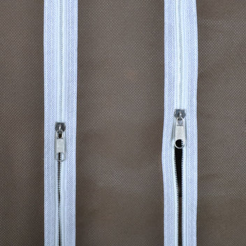 Garderob med fack och stänger, tyg 45x150x176 cm, brun