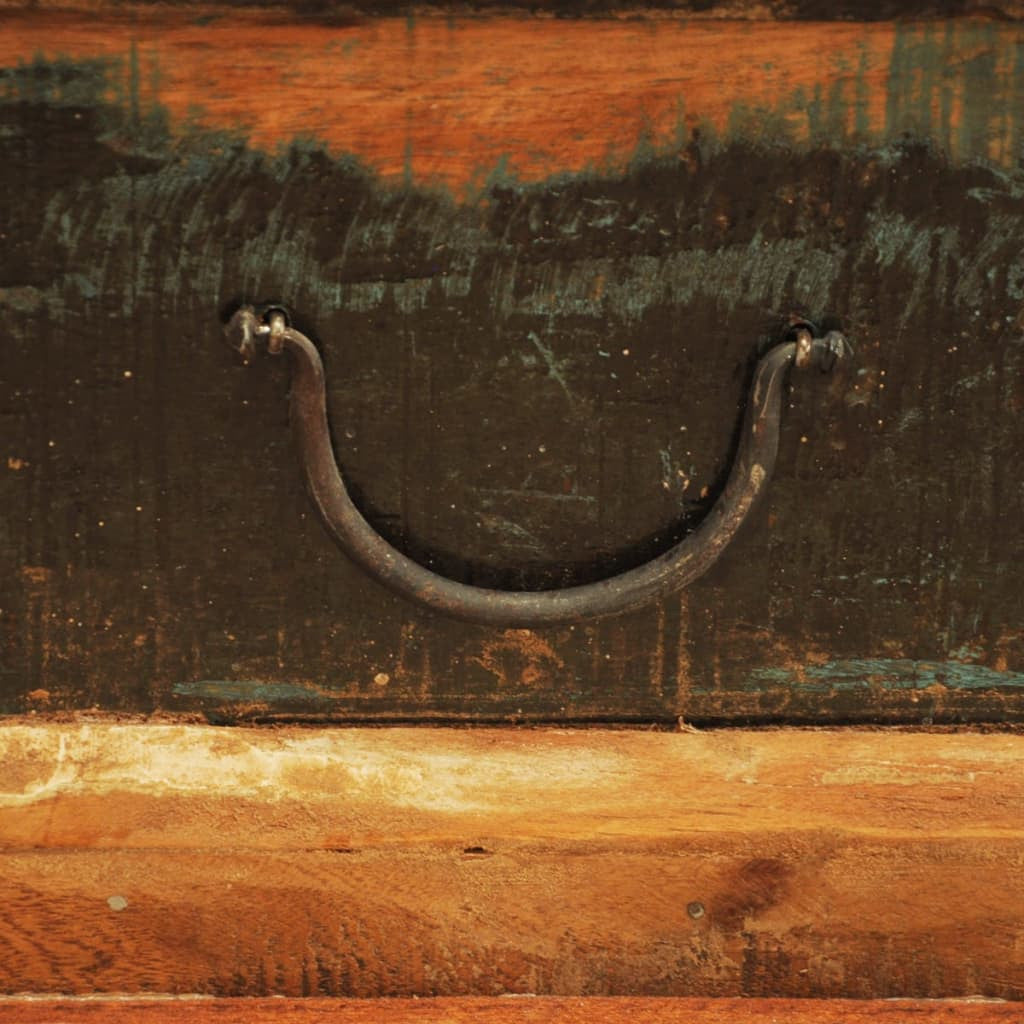 Sohvapöytä säilytysosastolla vintagetyyli Kierrätetty puu