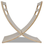 Puinen lehtiteline Luonnollinen