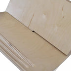 Puinen lehtiteline Luonnollinen