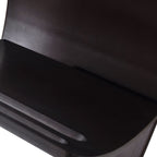 Puinen lehtiteline Ruskea