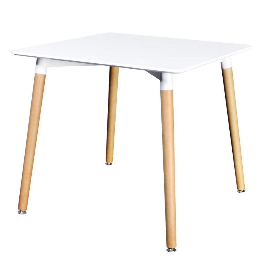 Matbord fyrkantigt MDF Vitt