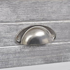 Yöpöytä 1 vetolaatikolla, valkoinen / harmaa