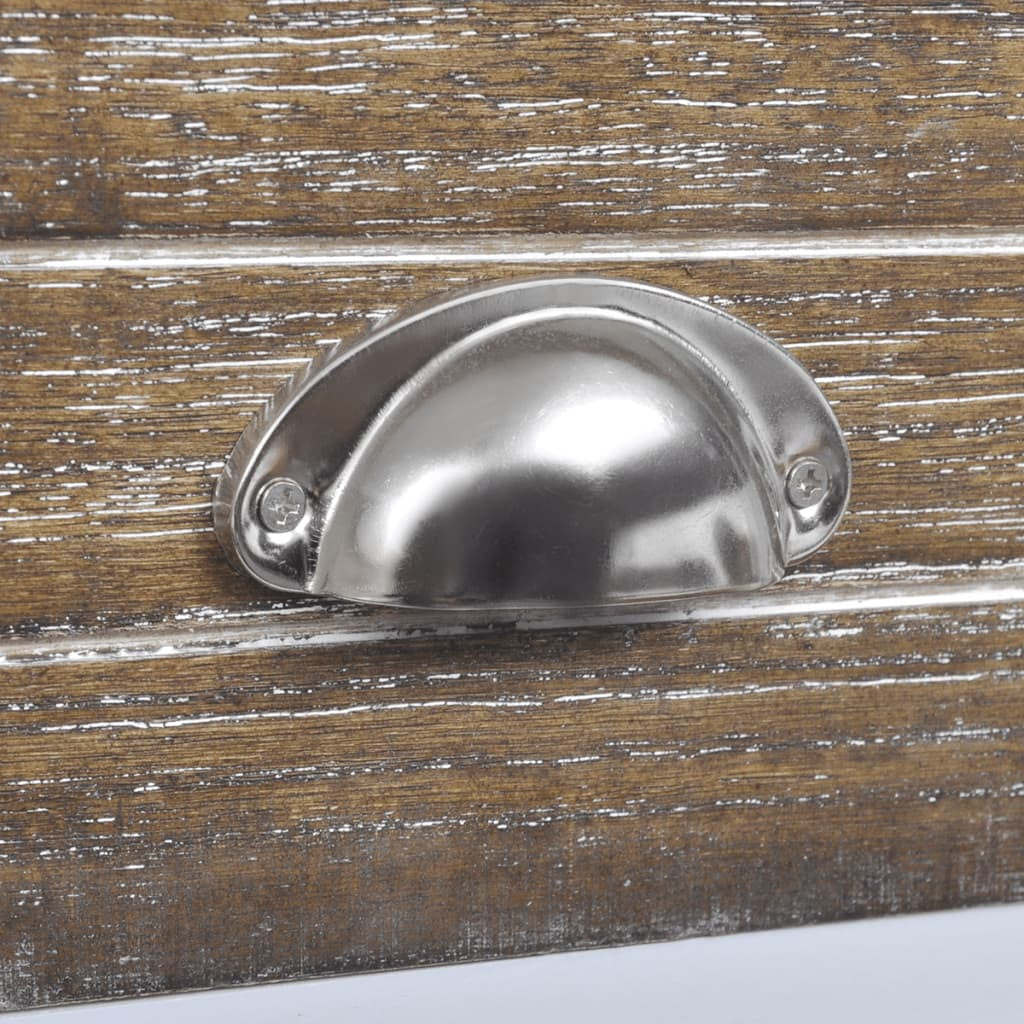 Yöpöytä 1 vetolaatikolla, valkoinen / ruskea