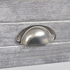 Yöpöytä laatikolla, 2kpl valkoinen / harmaa