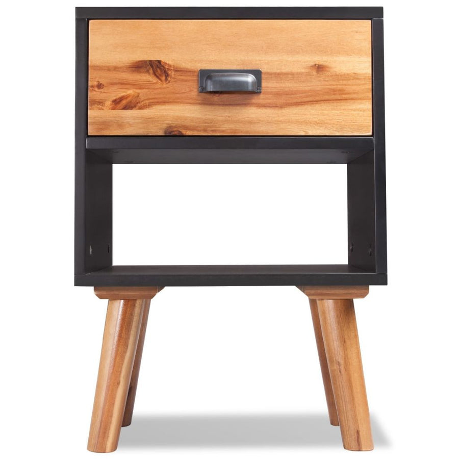 Yöpöydät 2 kpl 40x30x58 cm taysi akaasiapuu