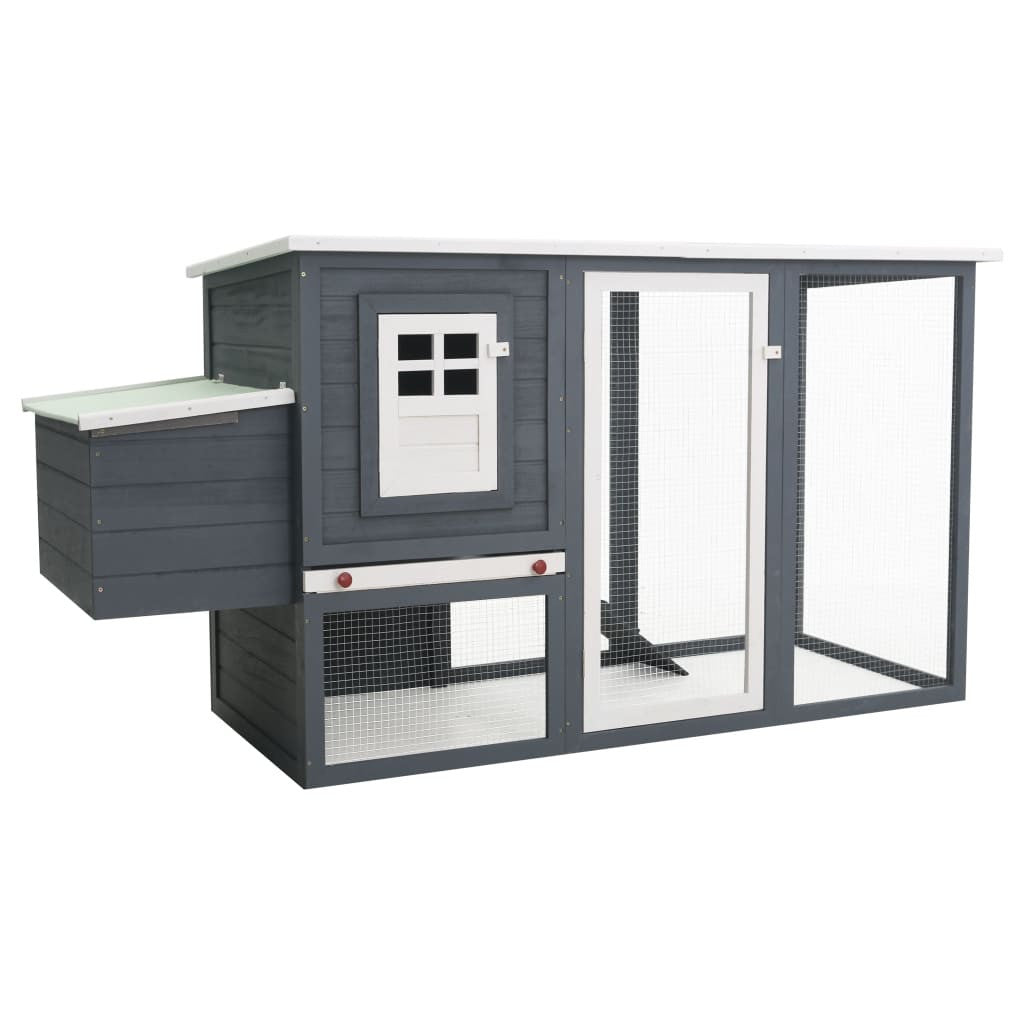 Kanojen ulkohäkki 1 munalaatikolla, 3 eri väriä