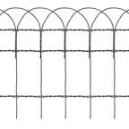 Puutarhan raja-aita jauhemaalattu rauta 25x0,4 m