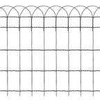 Puutarhan raja-aita jauhemaalattu rauta 10x0,65 m