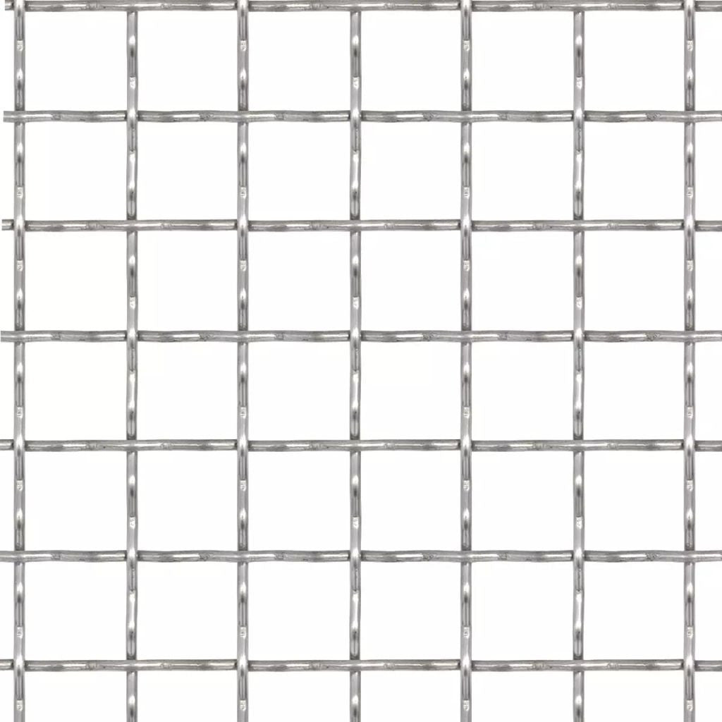 Verkkoaita ruostumaton teräs 50x50 cm 11x11x2 mm