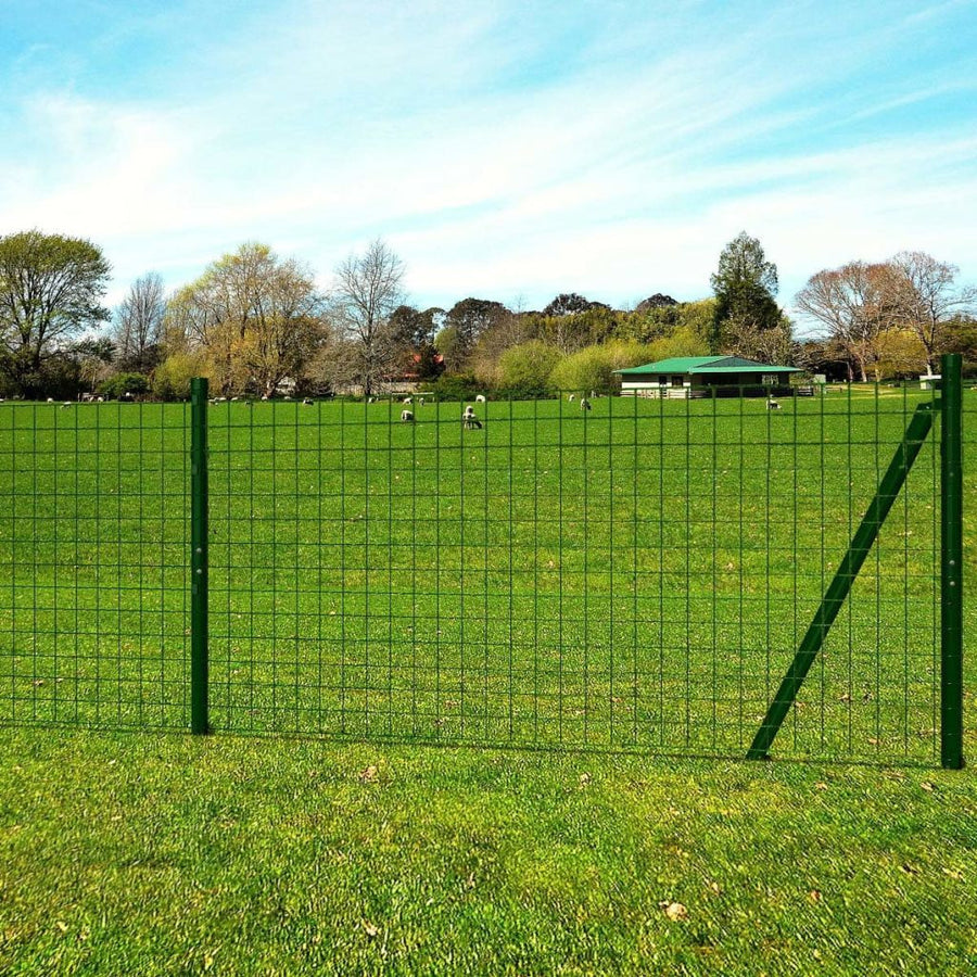 Eurostängsel stål 25x1,7 m grönt