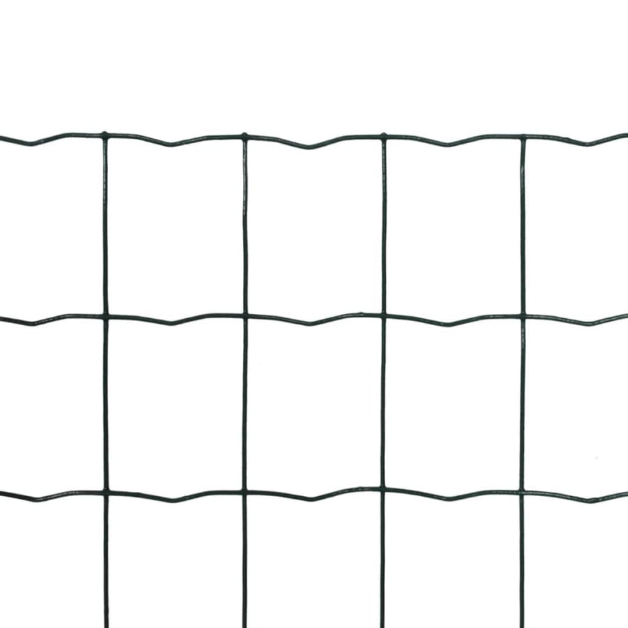 Eurostängsel stål 10x1,7 m grönt