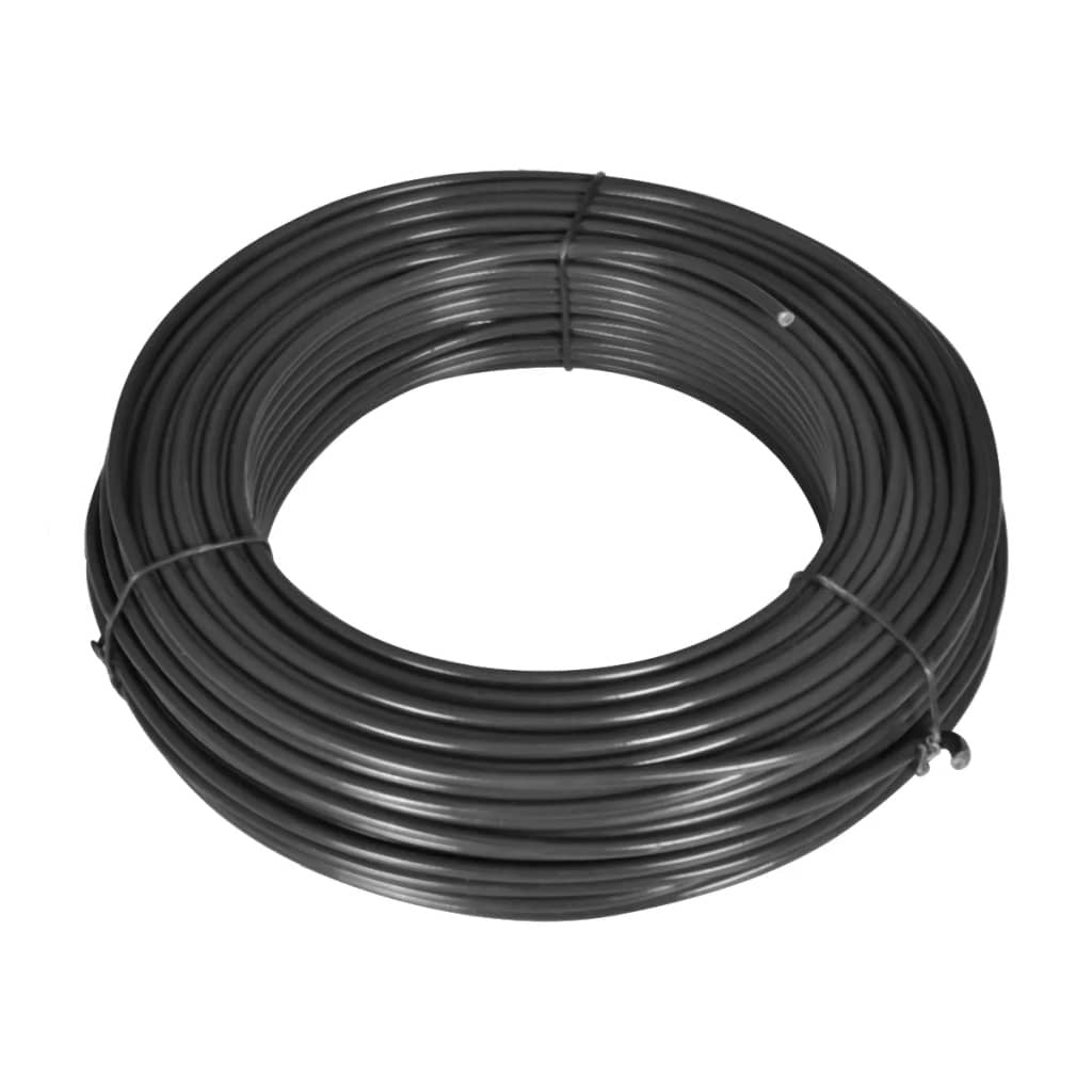 Verkkoaita tolpilla ja asennustarvikkeilla 1x15 m harmaa