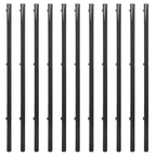 Verkkoaita tolpilla ja asennustarvikkeilla 1,5x25 m harmaa