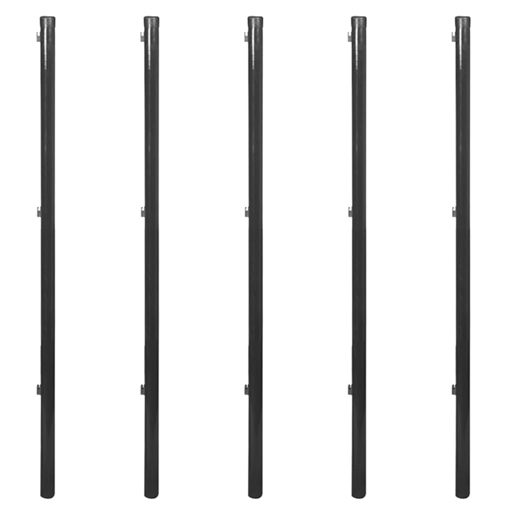 Verkkoaita maapiikeillä 0,8x15 m harmaa