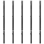 Verkkoaita maapiikeillä 1,97x15 m harmaa