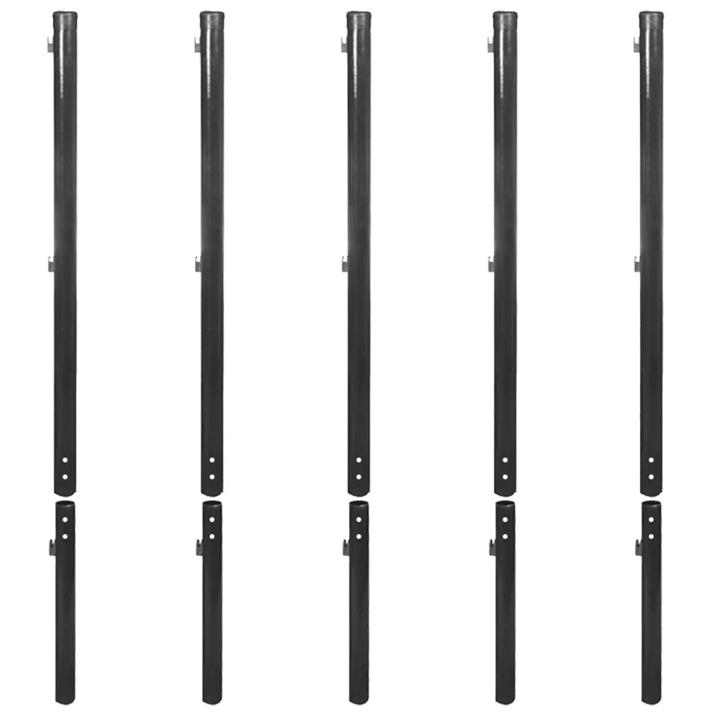 Verkkoaita maapiikeillä 1,97x15 m harmaa