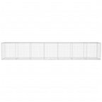 Gabionseinä kannella galvanoitu teräs 600x50x100 cm