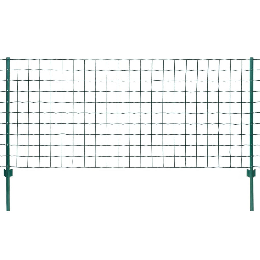 Eurostängsel stål 20x1,5 m grönt