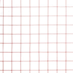 Kanaverkko teräs PVC pinnoitteella 25x1,5 m punainen