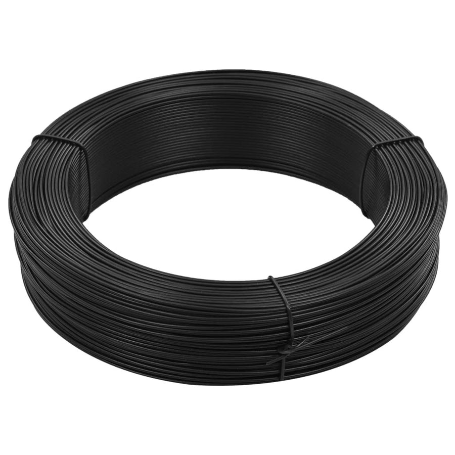 Stängseltråd 250 m 0,9/1,4 mm stål antracit