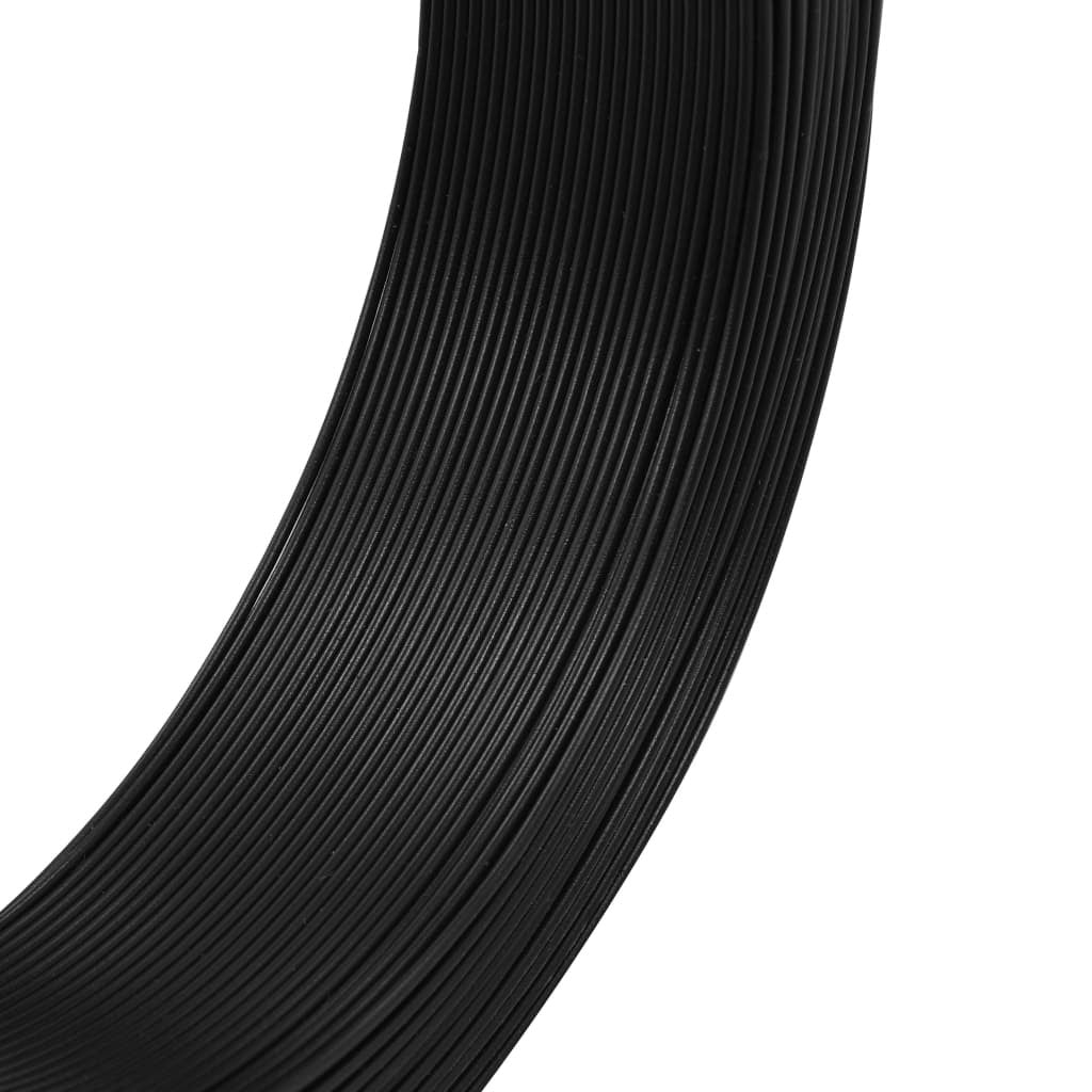 Stängseltråd 250 m 1,4/2 mm stål antracit