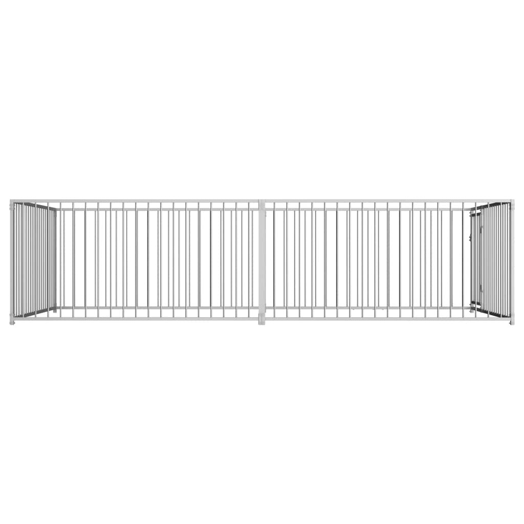 Koiran ulkohäkki 200x400x100 cm