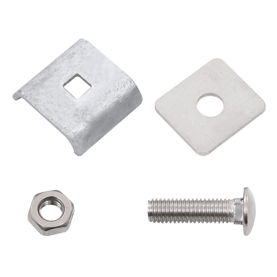 Korskopplingskontakt 25 set silver