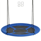 Pesäkeinu Ø 110 cm säädettävillä köysillä, kantavuus 100 kg, sininen