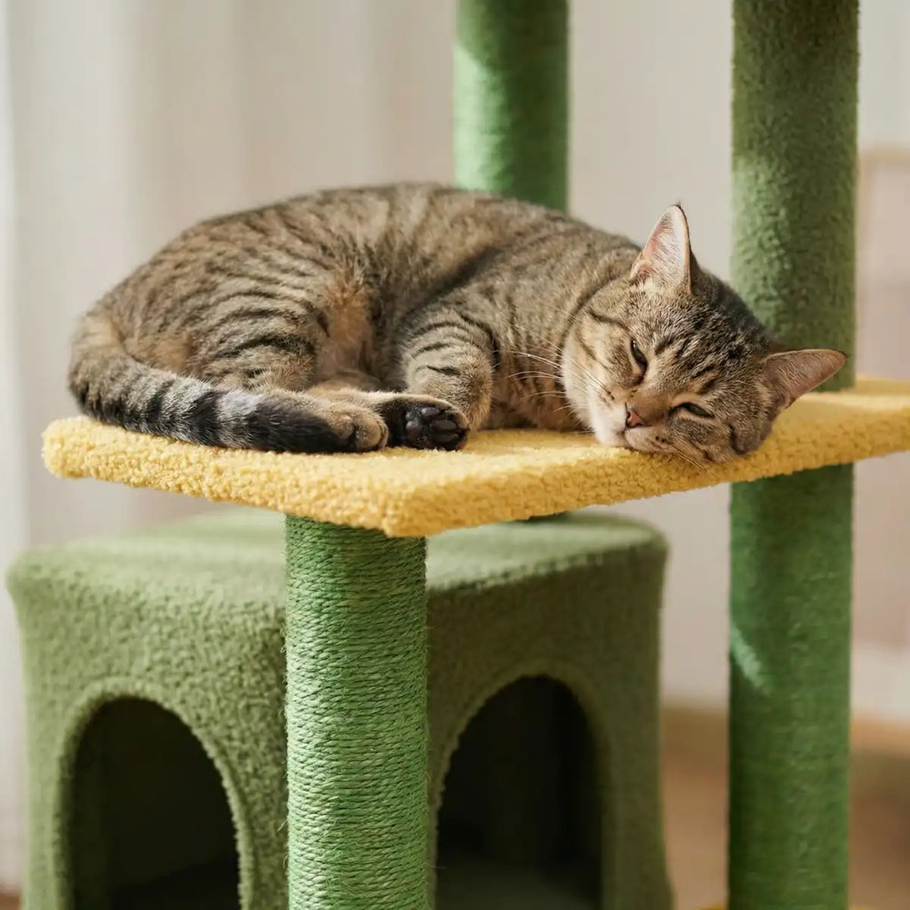 Pohjolan Lemmikkitarvike Kissan kiipeily-/raapimispuu 90 cm, Vihreä