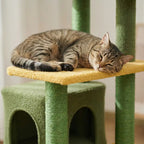 Pohjolan Lemmikkitarvike Kissan kiipeily-/raapimispuu 90 cm, Vihreä