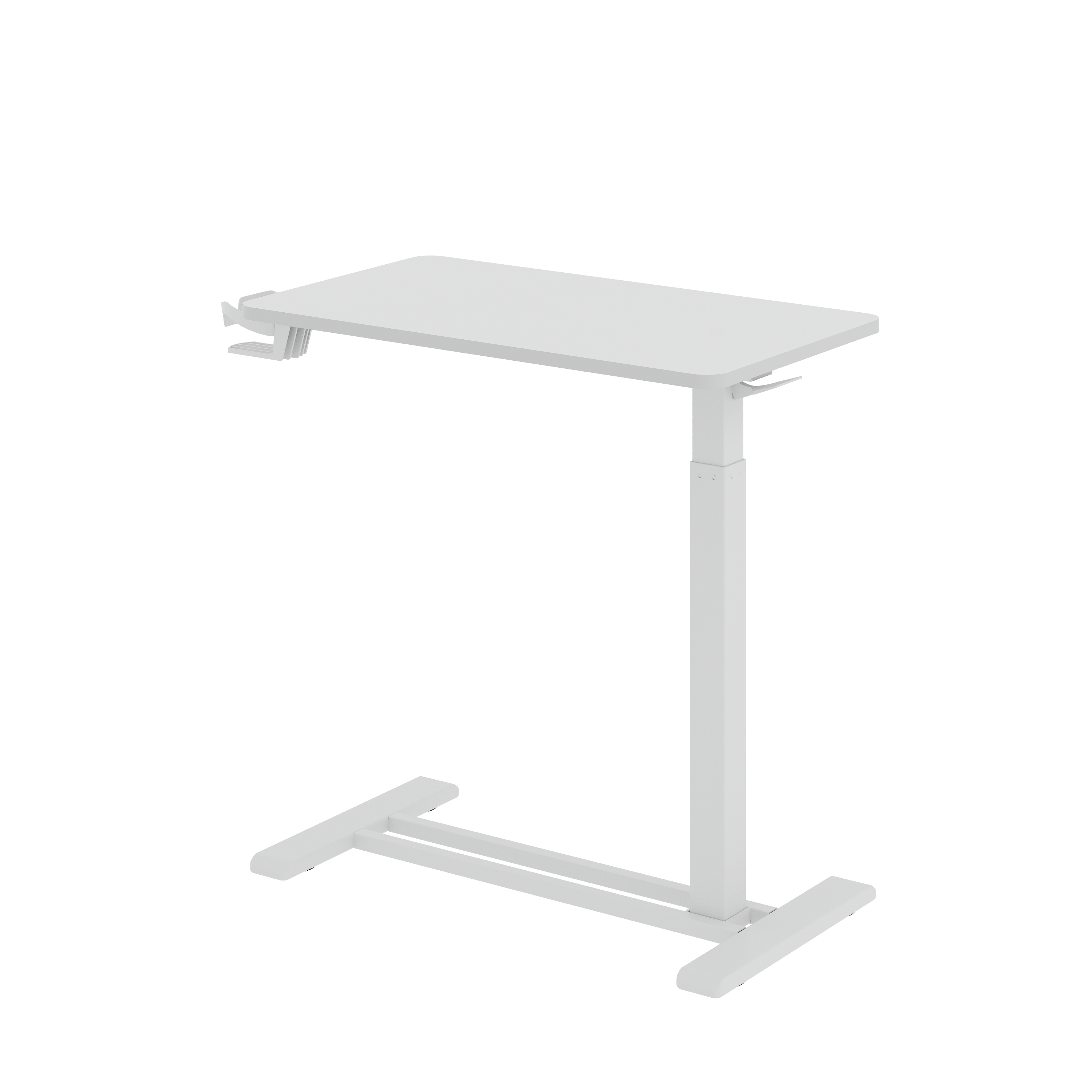 Flexispot Säädettävä Sivupöytä 70 x 40cm, Valkoinen