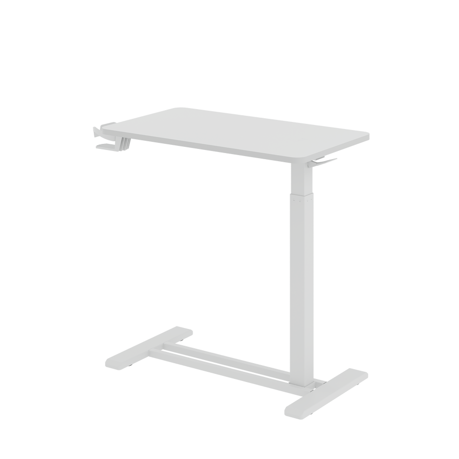 Flexispot justerbart sidobord 70 x 40 cm, vitt