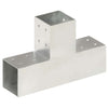 Stångkoppling T-formad galvaniserad metall 81x81 mm