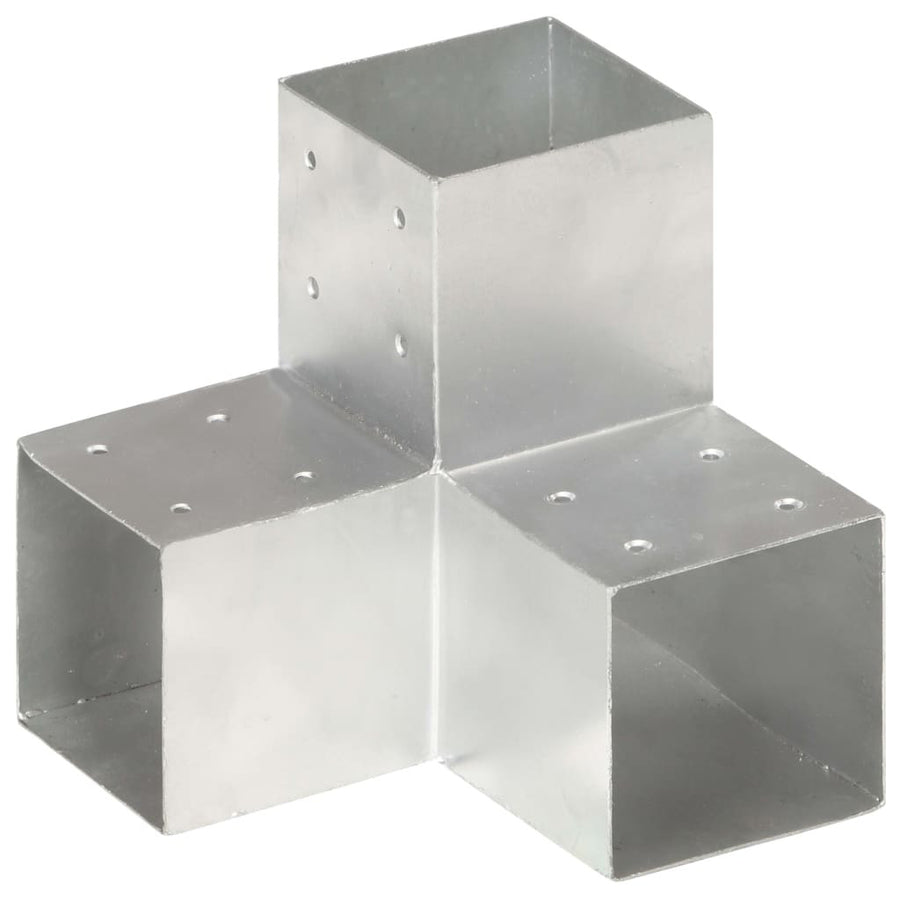 Stångkopplingar, 4 st, Y-formade, galvaniserad metall, 101x101 mm