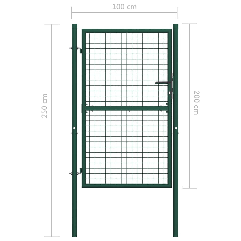 Aitaportti teräs 100cm, 3 eri korkeutta