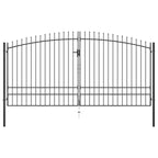 Aitaportti keihäskärjillä 400 cm, 4 eri korkeutta