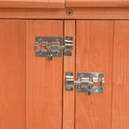 Puutarhan varastovaja puu 120x50x91 cm