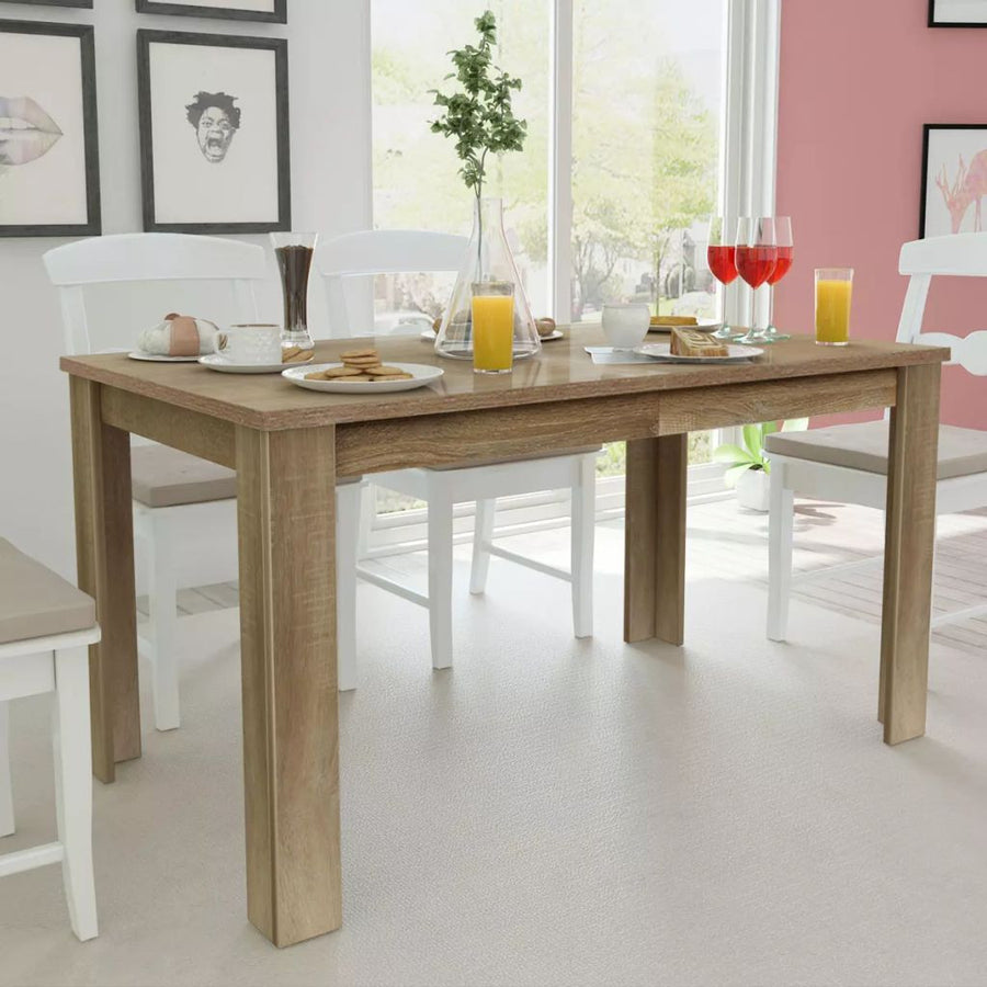 Matbord 140x80x75 cm Ek